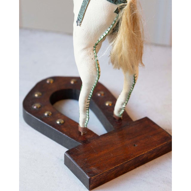 French Decorative Horse in Moleskin with Saddle and Harness, 20th Century For Sale - Image 11 of 11
