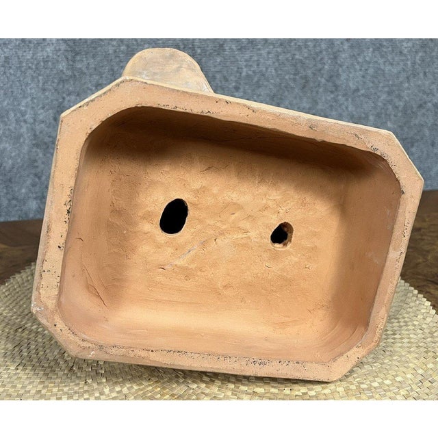 Maternity Terracotta Sculpture in Plaster by D. Daniel, 1800s For Sale - Image 9 of 10