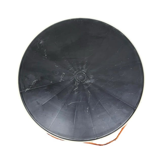 Mid-Century Modern Round Mirror, Hanging Mirror, Reflections by Thermotex, Denmark, Vintage, Scandinavia, 1970s–1980s. For Sale - Image 3 of 11