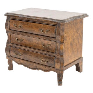 French Provincial Style Walnut Miniature Commode For Sale