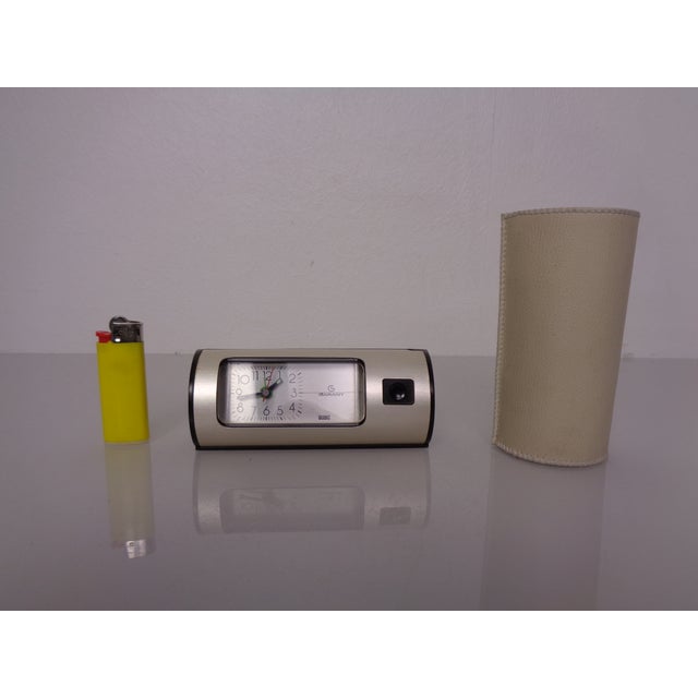 Metal Space Age Quartz Alarm Clock from Garant, Japan, 1970s For Sale - Image 7 of 18