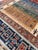 Blue Rust Hand Knotted Qashqai Design Tribal Wool Rug, 04'11 X 06'09 For Sale - Image 9 of 11
