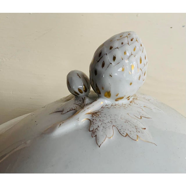 Late 19th Century Large Old Paris Porcelain Tureen For Sale - Image 5 of 12