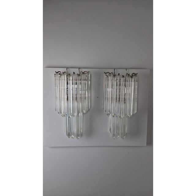 Trilobi Wall Lamps in Murano Glass from Venini, 1990s, Set of 2 For Sale - Image 16 of 16