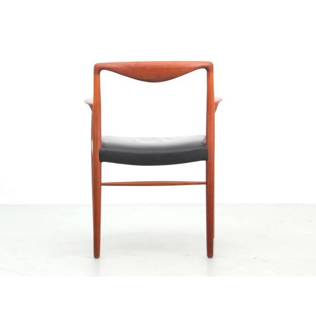 1960s Mid-Century Modern Scandinavian Armchair in Teak attributed to Kai Lyngfeldt-Larsen, 1960s For Sale - Image 5 of 15
