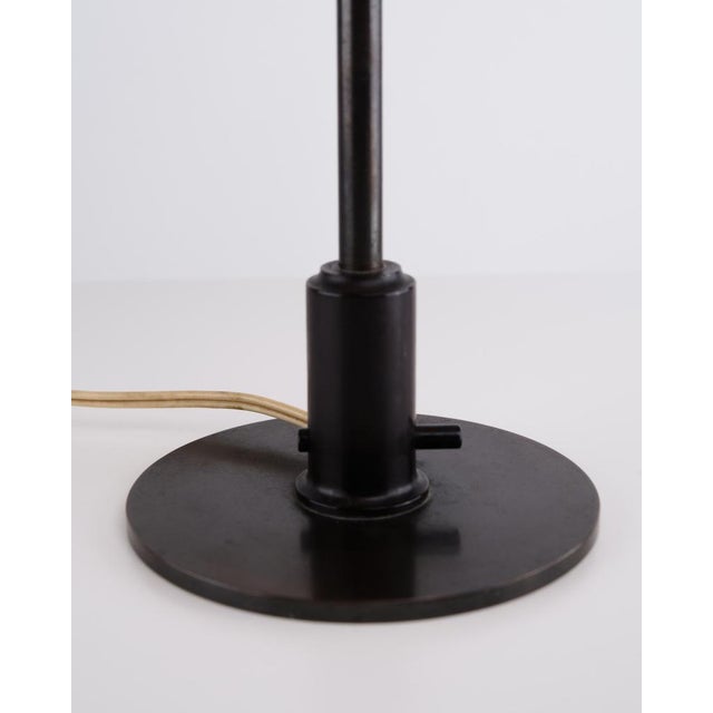 Metal Model Ph 3.5/2.5 Table Lamp in Yellow with Painted Metal Top Shade by Poul Henningsen for Louis Poulsen, 1930s For Sale - Image 7 of 10