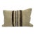 Turkish Hemp Pillow Cushion Natural Beige Brown Black Pillow Cushion Cover 16" x 24" For Sale