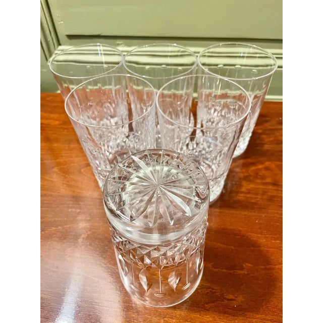 Crystal Whisky Glasses, Set of 6 For Sale - Image 5 of 8