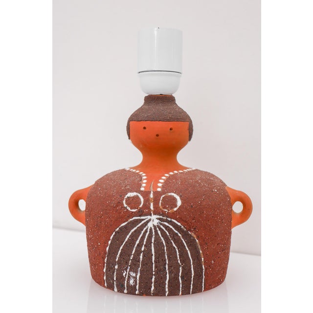 Scandinavian Pottery Table Lamp by Thomas Hellström for Nittsjö, 1970s For Sale - Image 10 of 13