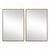 Italian Wood Frame Mirrors, Set of 2 For Sale