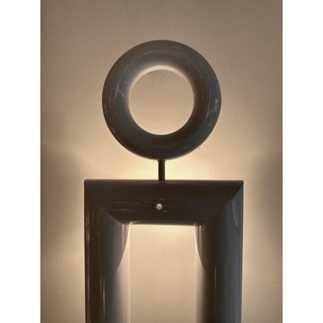 Metal Pair of Metal Floor Lamps Boy and Girl by Remo Buti for Neofos. Italy, 1980s For Sale - Image 7 of 12