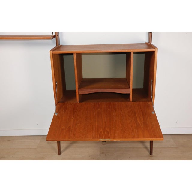 Scandinavian Modular Wall Bookcase from Blindheim Møbelfabrik, 1960s For Sale - Image 17 of 18