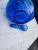 Art Deco Cobalt Blue Glass Carafe, 1940s For Sale - Image 4 of 6