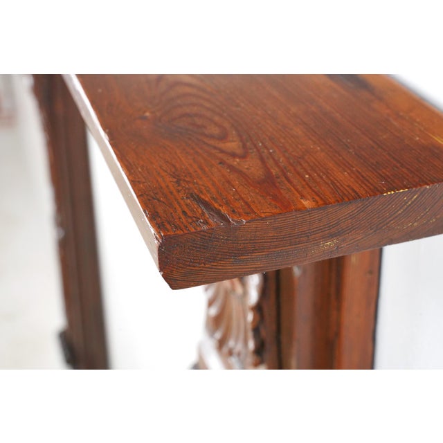 Highly Carved Victorian Wooden Mantel For Sale - Image 10 of 11