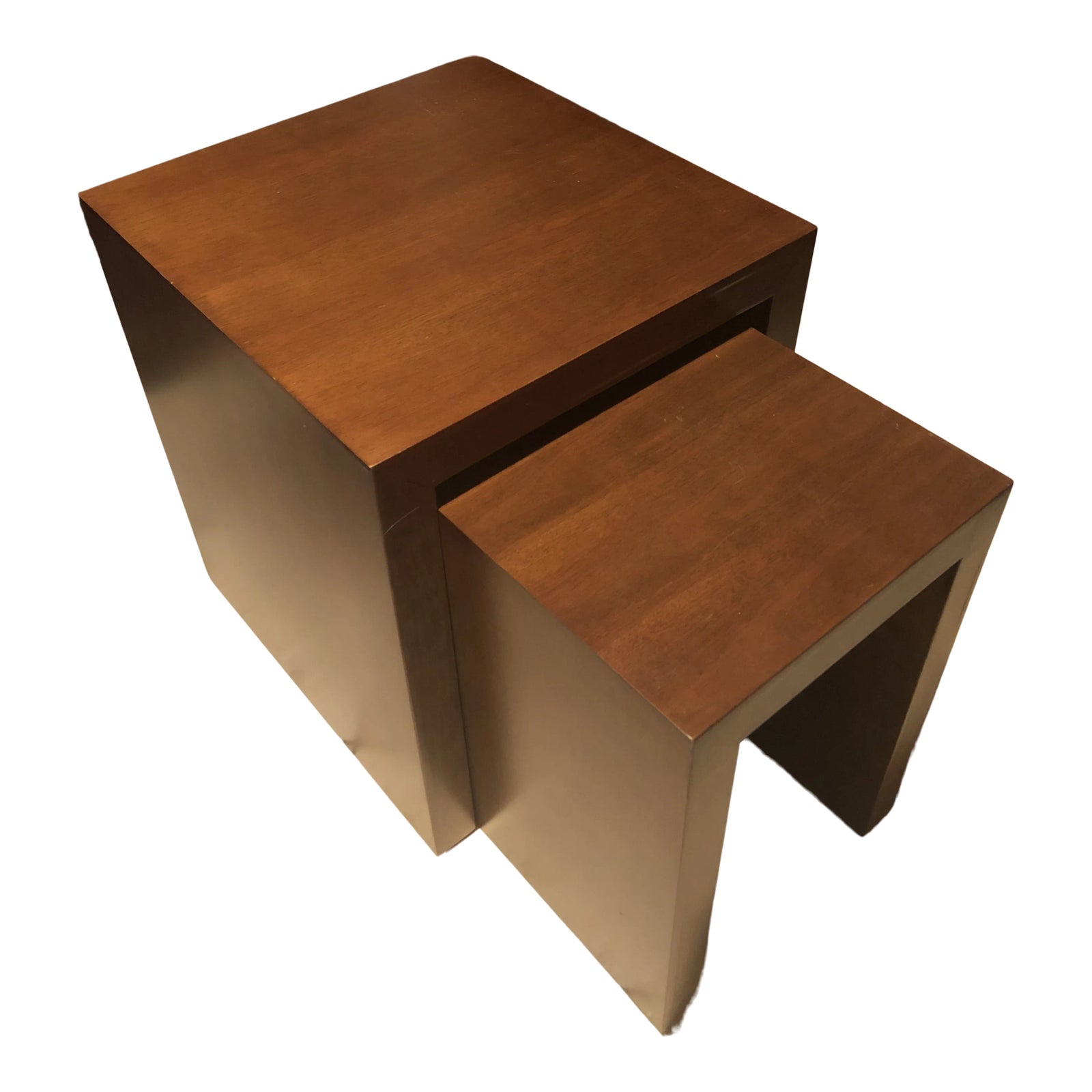 Late 20th Century Arhaus Nesting End Tables - Set of 2 | Chairish