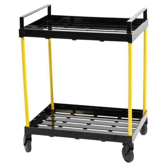 Festa Mobile Fernand Cart Table in Powder-Coated Aluminum by Altreforme For Sale - Image 10 of 10