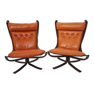 Set of Falcon Armchairs by Sigurd Resell for Vatne Møbler, 1970s For Sale