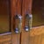 Wooden Display Cabinet with Amber Glass Doors For Sale - Image 3 of 12