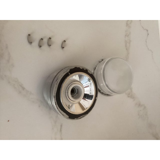 Metal Ceiling Lamps from Oluce Fresnel, 1980s, Set of 2 For Sale - Image 7 of 7