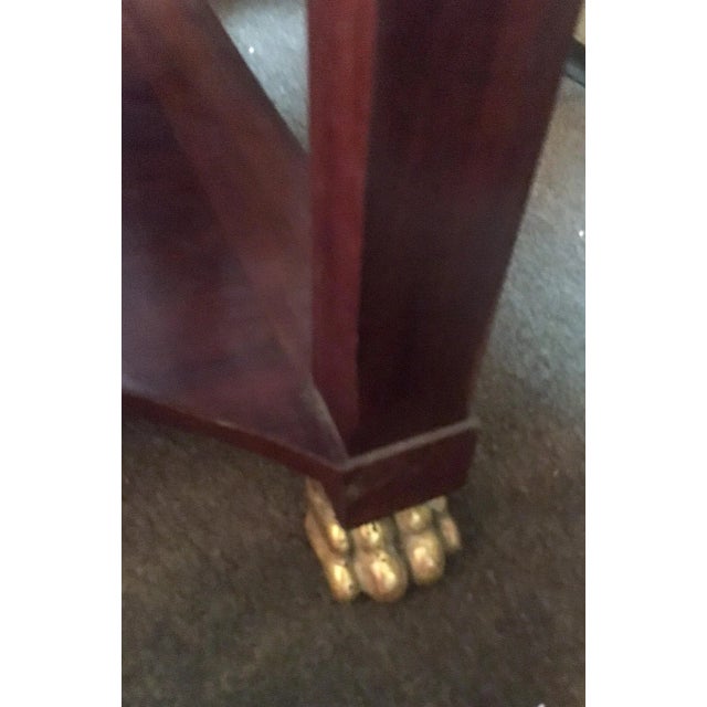 Wood French Empire Napoleon III Double Flip-Top Work Table With Compartments For Sale - Image 7 of 9