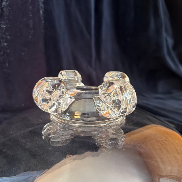 Glass 1950s Steuben Scroll-Footed Bowl For Sale - Image 7 of 8