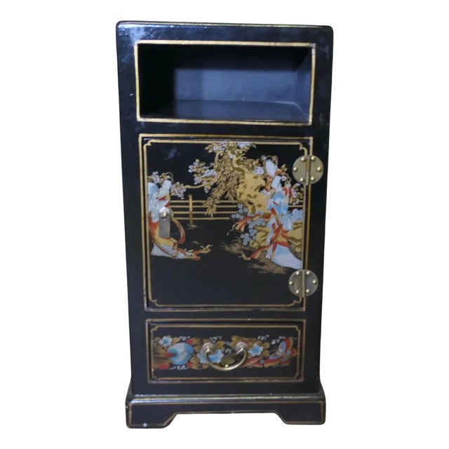 Chinoiserie Bedside Cupboard, 1960 For Sale