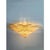 Copper Venetian Amber Leaves Graniglia Murano Glass Flush Mount by Simoeng For Sale - Image 8 of 9