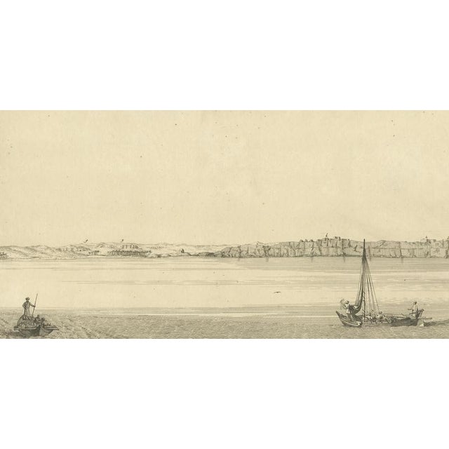 Norden, View of Tschibel El Deïr on the Nile, Copper Engraving, 1755 For Sale - Image 3 of 9