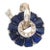 Vintage Boucher Rhodium Plated Faux-Sapphire Brooch For Sale