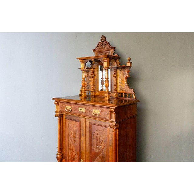 Antique Vertiko Cupboard, 1900s For Sale - Image 12 of 18