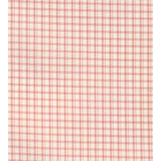 The House of Scalamandré Astor Check Fabric, Peony For Sale
