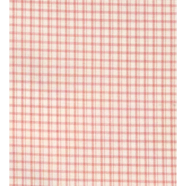 The House of Scalamandré Astor Check Fabric, Peony For Sale