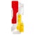 Stratos Red & Yellow Maxi Sculptural Wall Mirror by GTG Design Couture For Sale - Image 13 of 13