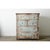 This massive antique chest of drawers from Catalonia (Spain) exhibits a pure tactile joy in how the aqua blue paint has...
