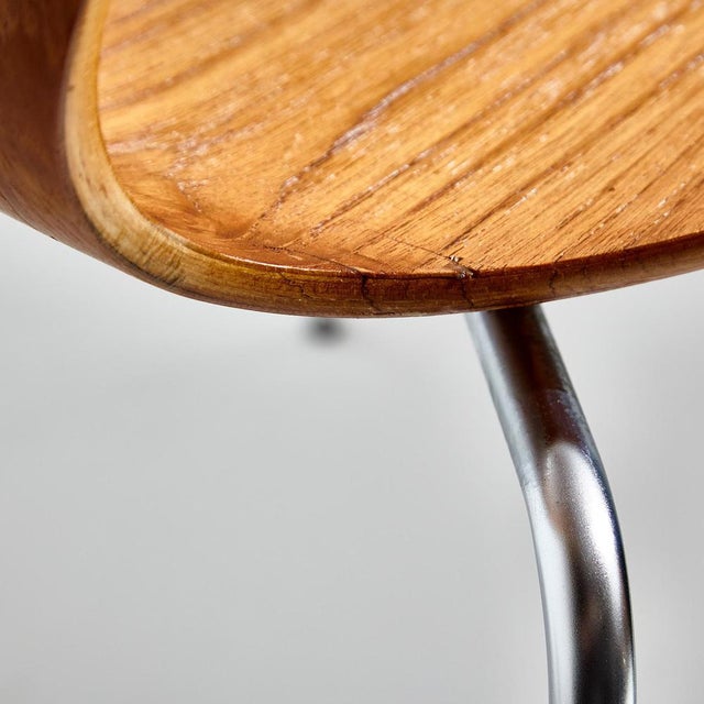 Teak Model 3107 Chair by Arne Jacobsen for Fritz Hansen, 1960s For Sale - Image 11 of 18