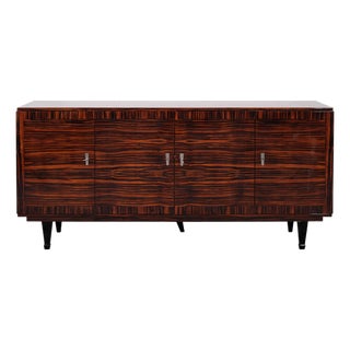 Large Mid-Century Sideboard in Makassar, 1940s For Sale