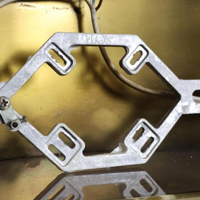 Foglio Sconces in Brass by Afra and Tobia Scarpa for Flos, 1967, Set of 2 For Sale - Image 10 of 12