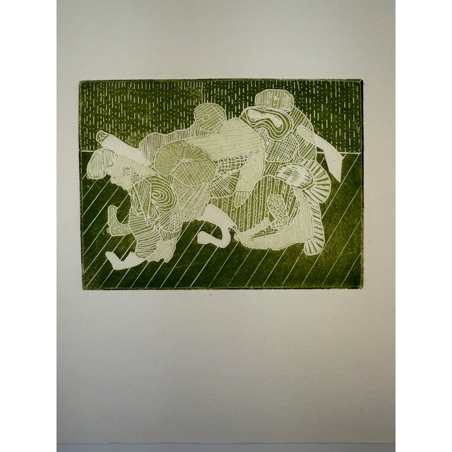 Artist: Attributed to Stanley J. Krupa Title: Untitled (Variant of “Looking for a Contact Lens”) Medium: Print on paper...