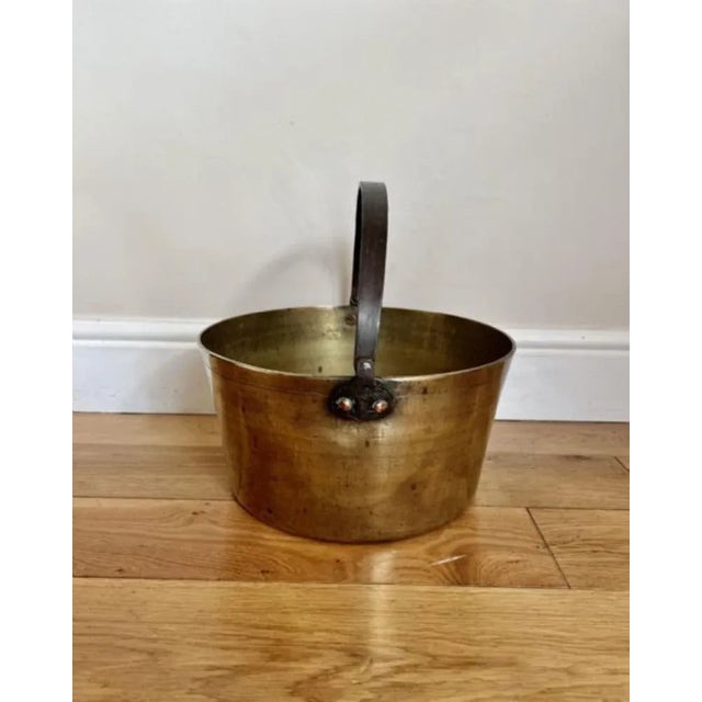 Antique Victorian Brass Jam Pale, 1860 For Sale - Image 4 of 5