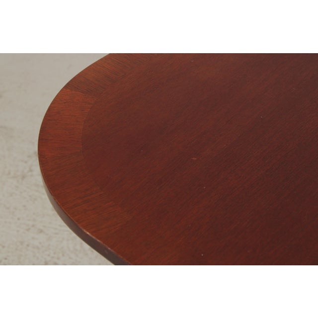 Brown Drexel Regency Style Mahogany Dining Table For Sale - Image 8 of 18