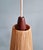 Wood Mid-Century Teak and Sisal Rope Chandelier from Temde, 1960s For Sale - Image 7 of 18