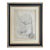 Grand Tour' Old Master Drawing of a Seated Male Nude Antique Statue Torso For Sale