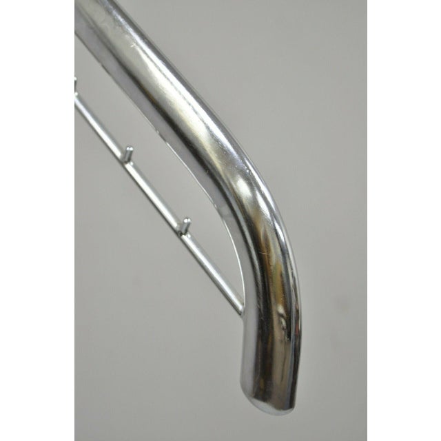 Vintage Italian Mid Century Modern Chrome Metal Clothing Rack Clothes Valet Hanger Chairish