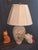 French Country Vintage Floral Table Lamp For Sale - Image 3 of 16