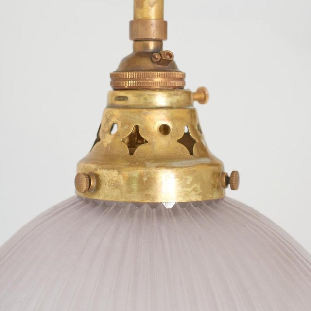 White Vintage Church Brass Wall Light, 1920s For Sale - Image 8 of 9