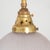 White Vintage Church Brass Wall Light, 1920s For Sale - Image 8 of 9