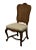 HIGH END VINTAGE Solid Walnut Louis XV French Provincial Cane Back Dining Side Chair 640-551 Cannot identify manufacturer,...