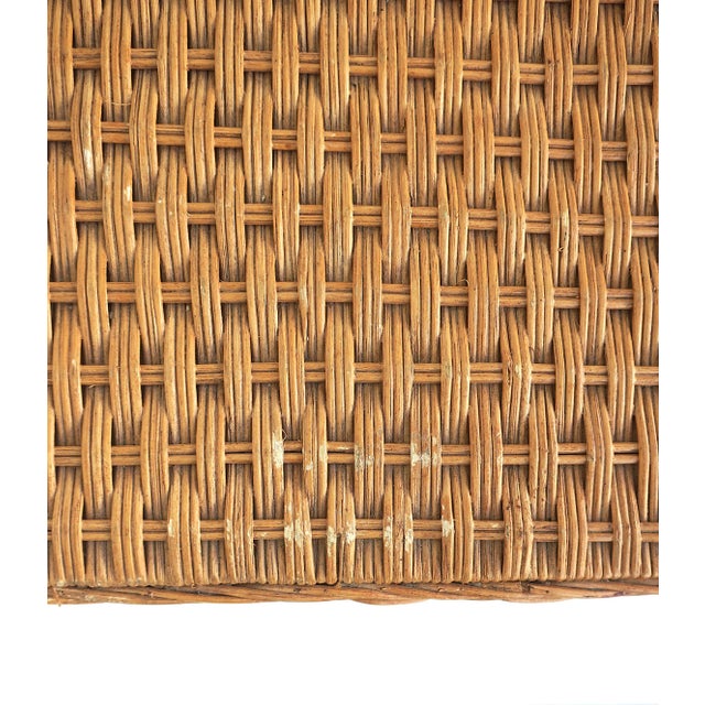 Wicker End Table For Sale - Image 9 of 12