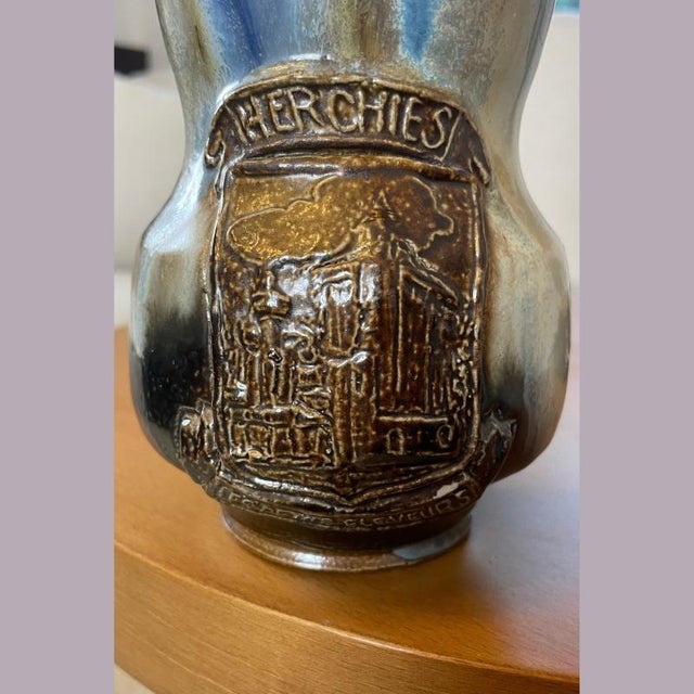 Flamed Stoneware Vase by Roger Guérin, 1940s For Sale - Image 4 of 6