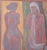 Kurt Lauber, Standing Nudes, 1960, Oil Painting, Framed For Sale
